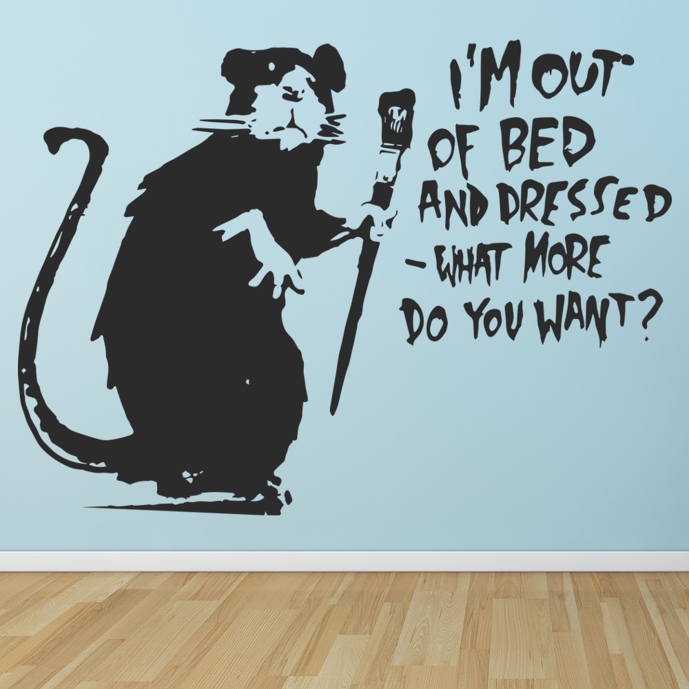 banksy wall stickers