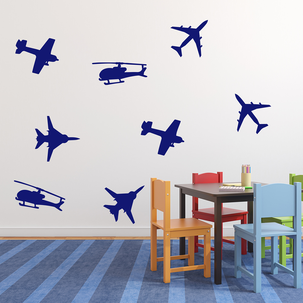 airplane wall stickers