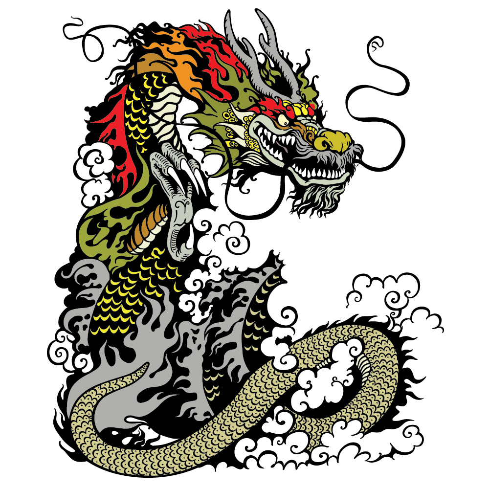 Китайский дракон Сток
