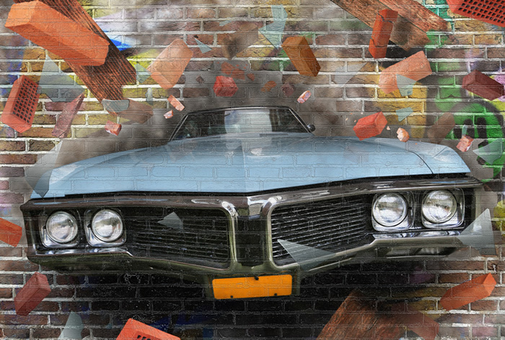 Graffiti Car Wall Mural Wallpaper WS-42574 | eBay