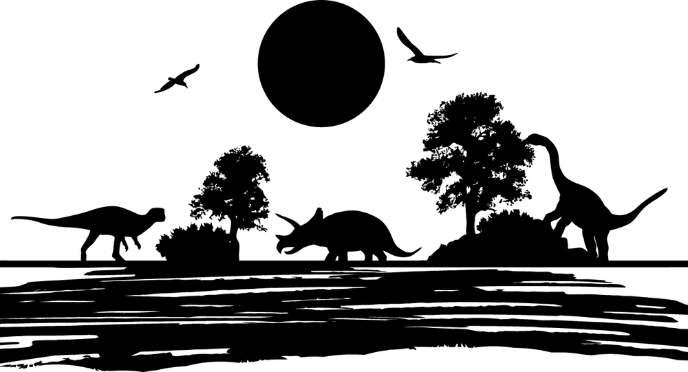 Download Dinosaur Landscape Scene Wall Sticker Ws 50408 Ebay PSD Mockup Templates