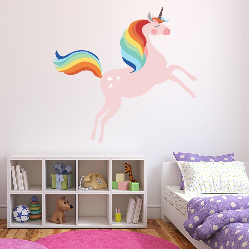 Horse Jumping Rearing Wall Art Sticker Removable Vinyl Decal